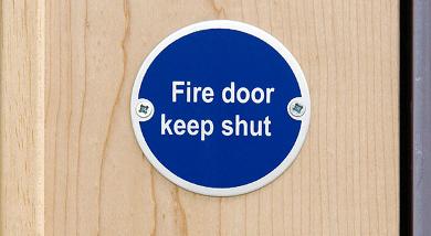 Business Fire Door sign
